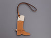 Hermès Natural Butler and Craie Swift Paddock Boot Bag Charm