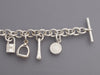 Hermès Sterling Silver 7-Icon Charm Bracelet