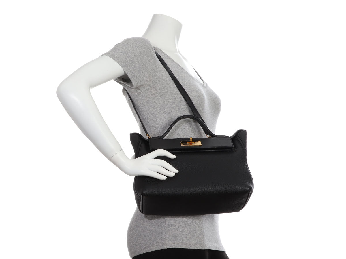 Kelly Hermès Hermes 24/24 Bag size 29 cm Vert Vérone. Green Leather  ref.501560 - Joli Closet