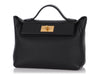Hermès Black Swift and Clémence 24/24 Bag 29