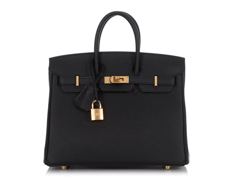 Hermès Black Togo Birkin 25