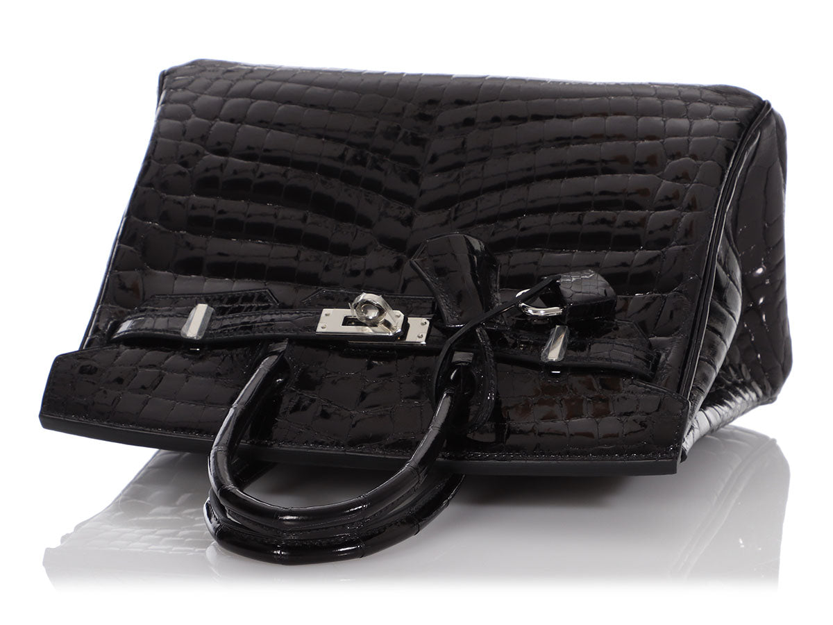 Birkin 25 Ebene Matte Niloticus Crocodile – KiotoBrand