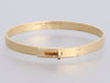 Hermès 18K Yellow Gold Diamond Kelly Bangle