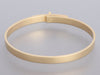 Hermès 18K Yellow Gold Diamond Kelly Bangle