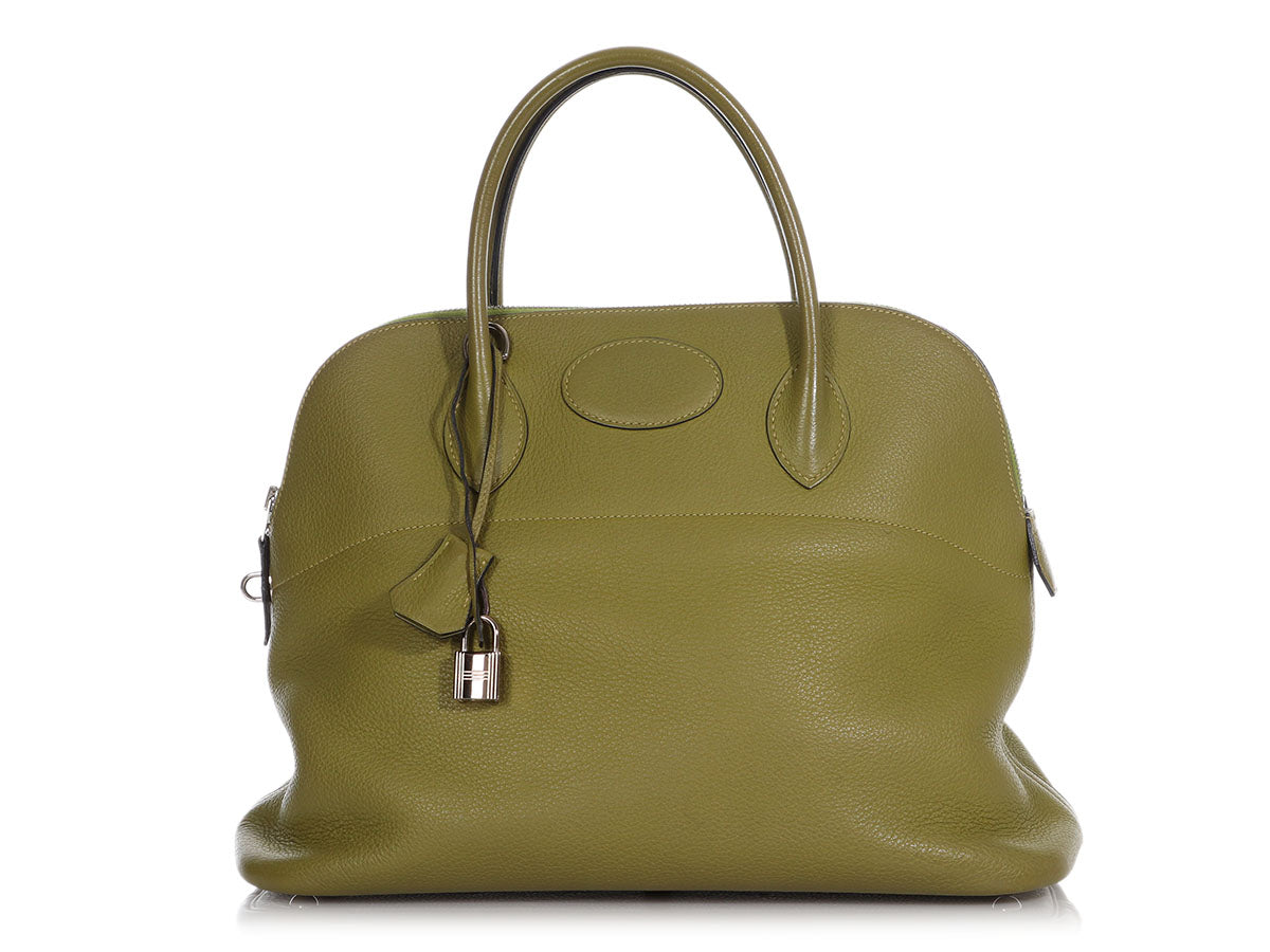 Hermès Chartreuse Clémence Bolide 35 by Ann's Fabulous Finds