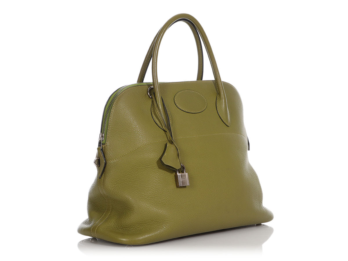 Hermès Chartreuse Clémence Bolide 35 by Ann's Fabulous Finds