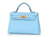 Hermès Bleu Céleste Epsom Mini Kelly 20