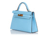 Hermès Bleu Céleste Epsom Mini Kelly 20