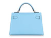 Hermès Bleu Céleste Epsom Mini Kelly 20