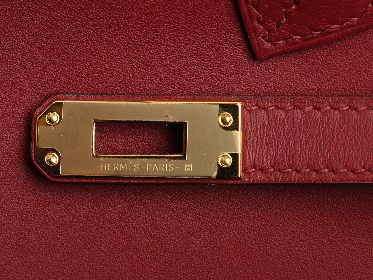 Hermès Rouge Vif Veau Jonathan Birkin 25