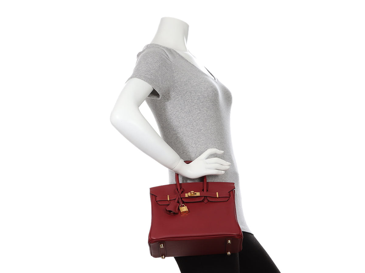 Hermès Rouge Vif Veau Jonathan Birkin 25