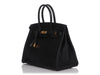 Hermès Black Chèvre Birkin 35