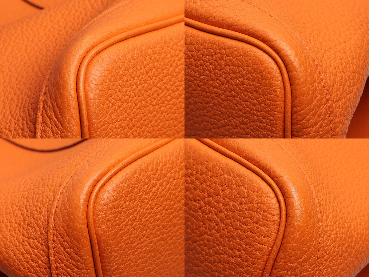 Hermes Orange Negonda Leather Garden Party 36 Bag Hermes