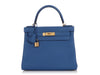 Hermès Bleu France Togo Kelly 28