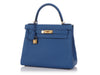 Hermès Bleu France Togo Kelly 28