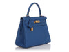 Hermès Bleu France Togo Kelly 28