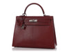 Hermès Rouge H Chèvre Kelly 32