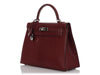 Hermès Rouge H Chèvre Kelly 32