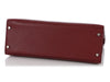 Hermès Rouge H Chèvre Kelly 32