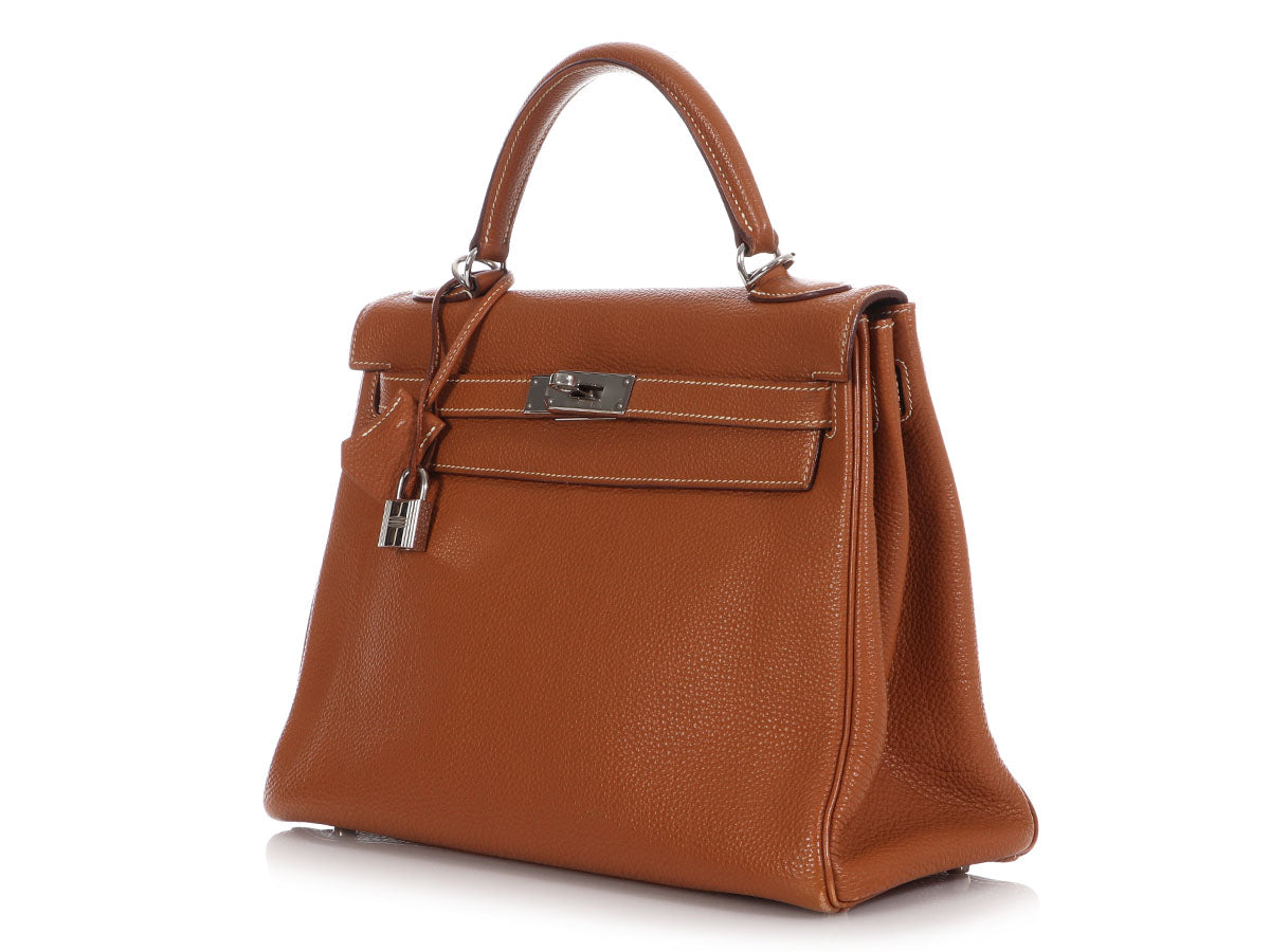 Hermès Gold Togo Kelly 32 by Ann's Fabulous Finds