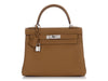 Hermès Bronze Doré Togo Kelly 28