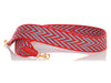 Hermès Rouge de Coeur and Bleu du Nord Zigzag Sangle Strap