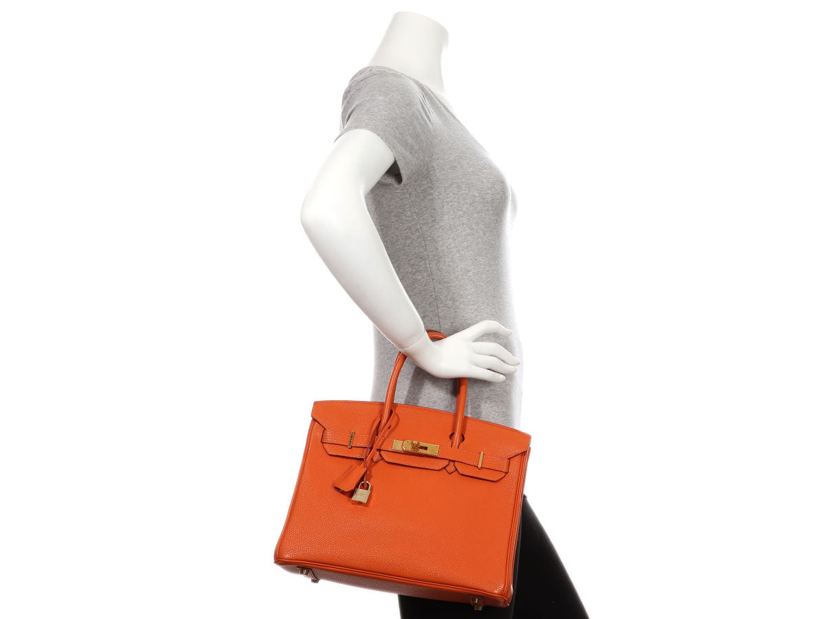 Hermès Potiron Togo Birkin 30