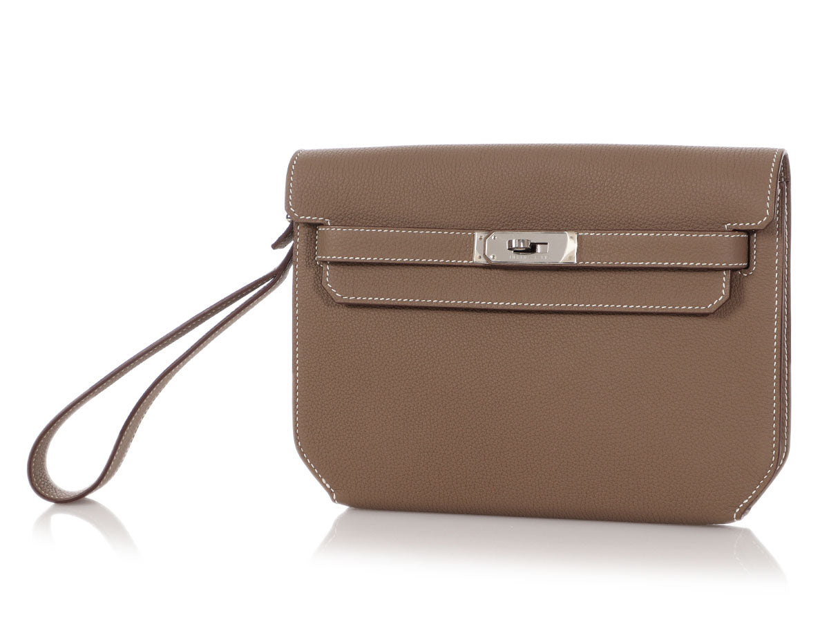 Hermes Kelly Depeches Pouch Togo 25 at 1stDibs