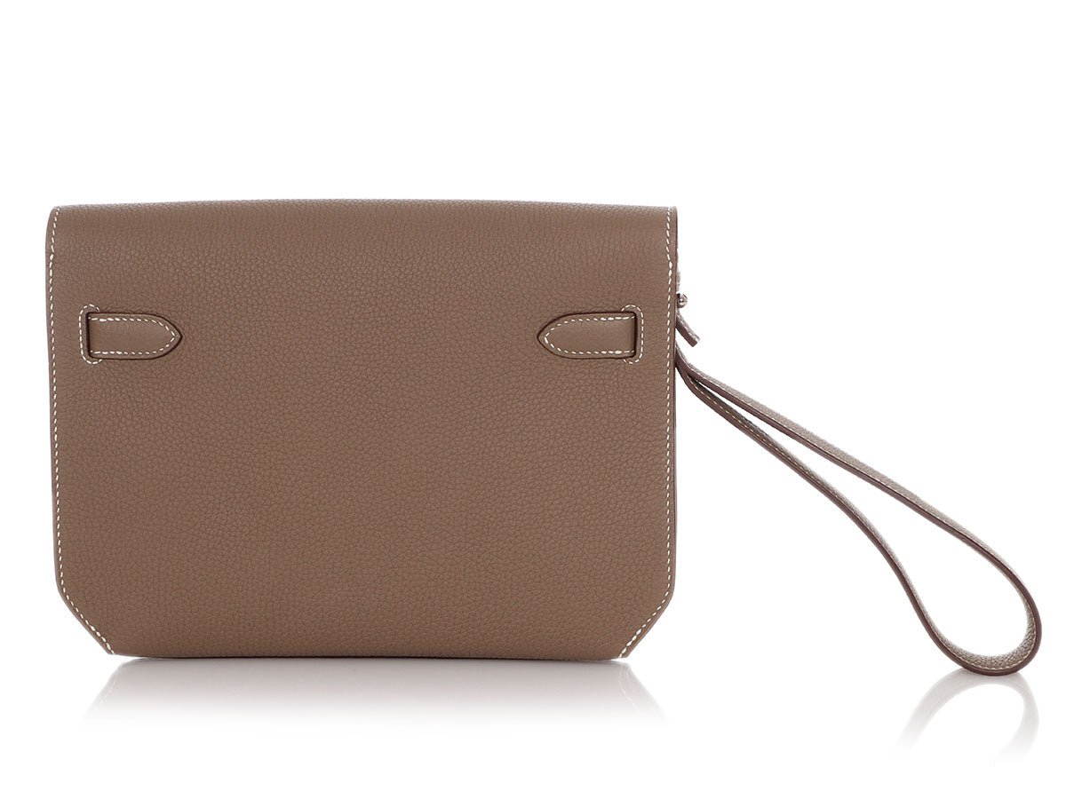 Hermes Kelly Depeches Pouch Togo 25 at 1stDibs