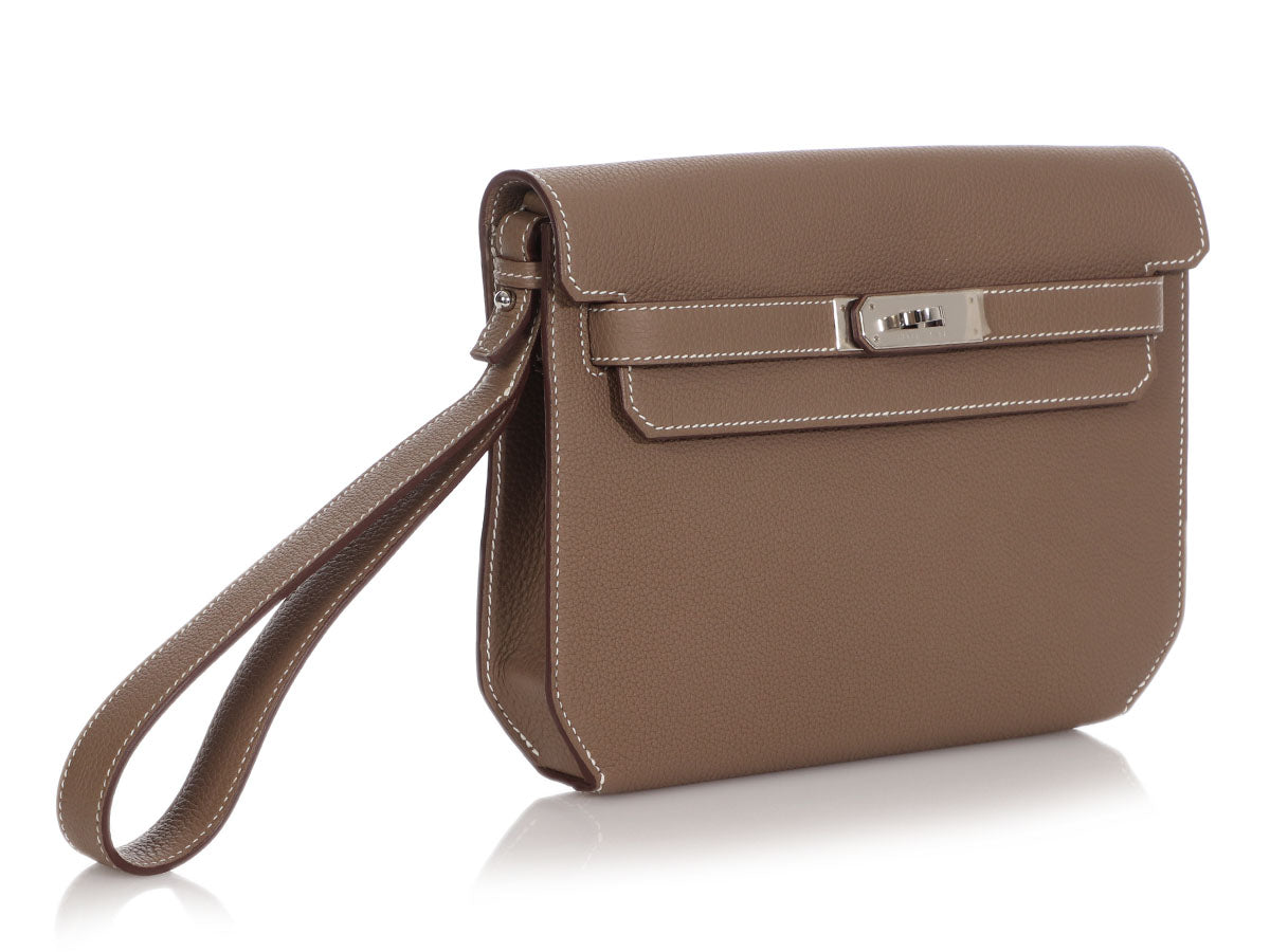 Hermes Kelly Depeches 25 Vert de Gris Togo Phw - The Luxury Flavor