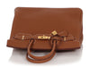 Hermès Gold Togo and Geranium Verso Birkin 35