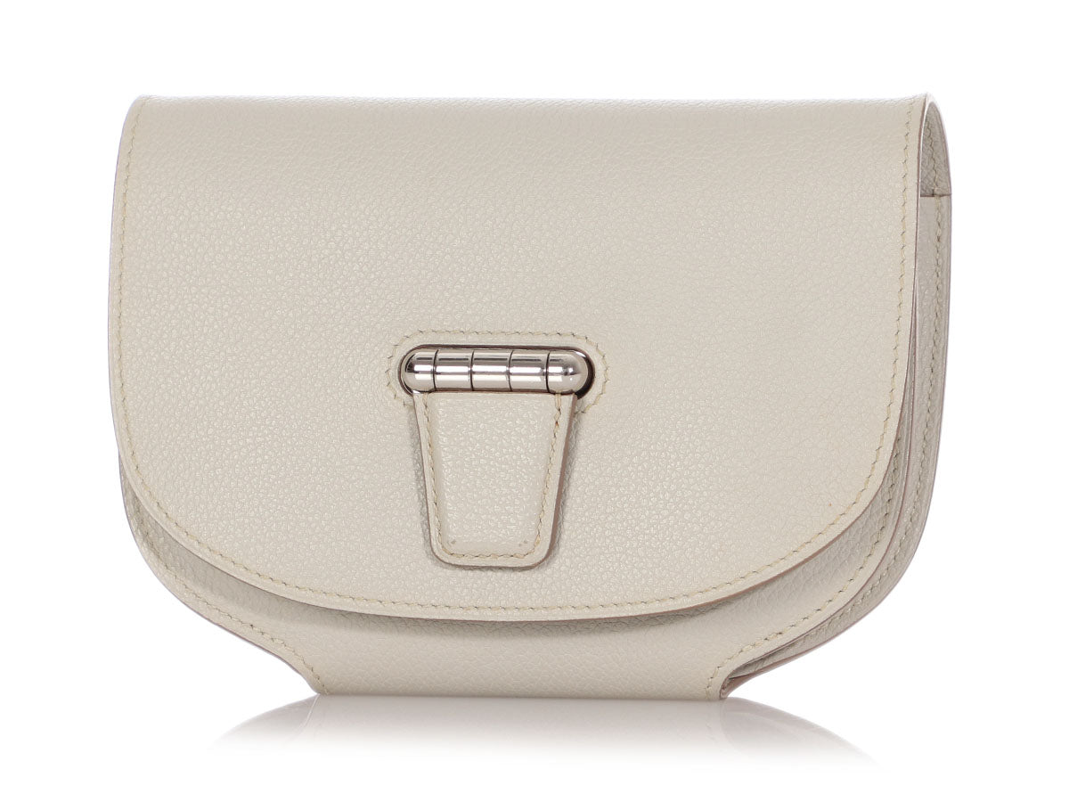 Hermès Mini Light Gray Evercolor Convoyeur Bag