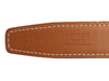 Hermès Gold and Orange Reversible Belt Strap 24mm