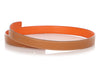 Hermès Gold and Orange Reversible Belt Strap 24mm