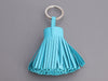 Hermès Turquoise Lambskin Carmen Key Ring