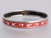 Hermès Narrow Enamel Balcons du Guadalquivir Bangle 65
