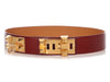 Hermès Rouge Collier de Chien CDC Belt
