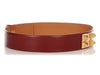 Hermès Rouge Collier de Chien CDC Belt
