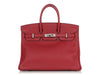 Hermès Rouge Grenat Swift Birkin 25