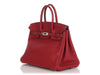 Hermès Rouge Grenat Swift Birkin 25