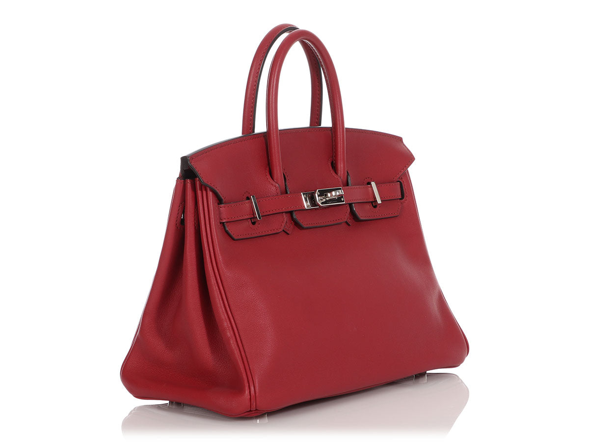 Hermès Rouge Grenat Swift Birkin 25