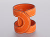 Hermès Orange Swift Leather Ano Bracelet