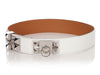 Hermès White Collier de Chien CDC Belt