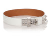 Hermès White Collier de Chien CDC Belt