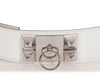 Hermès White Collier de Chien CDC Belt