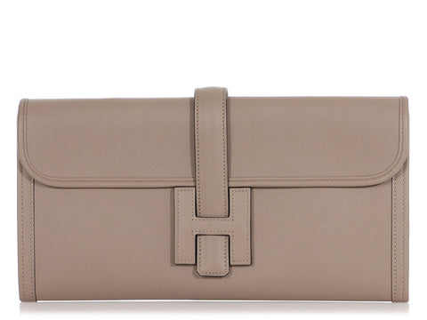 Hermès Gris Asphalte Swift Jigé 29