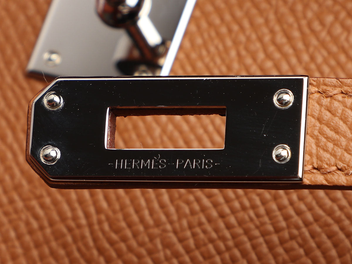 Hermes Kelly 25 Gold Bi-Colour Jaune Ambre Verso Handbag Bag Z Stamp, 2021  For Sale at 1stDibs