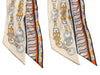 Hermès Harnais en Rosace Silk Twilly Pair