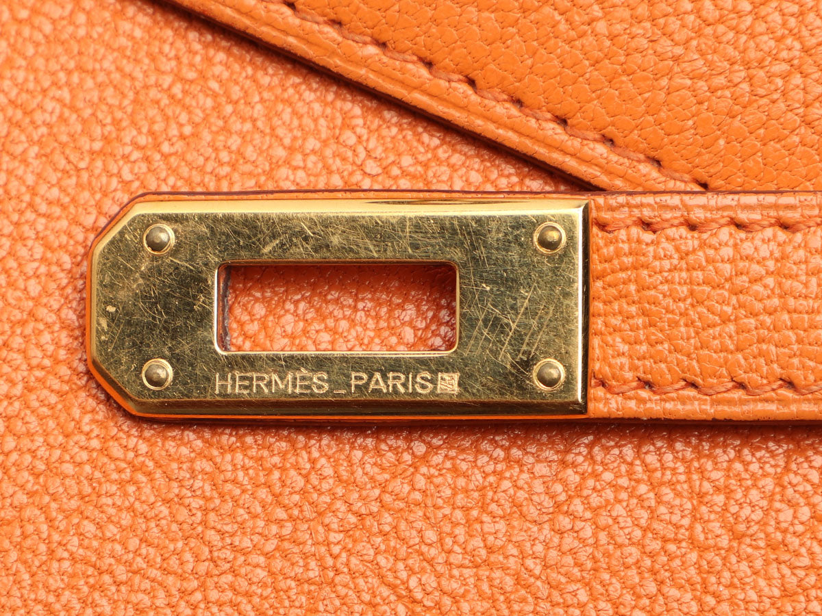 hermes wallet orange