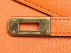 Hermès Orange Chèvre Kelly Long Wallet